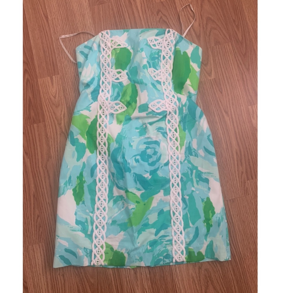 Lilly Pulitzer strapless dress